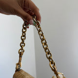 Fendi FF Gold Mini Mamma Baguette Shoulder Bag