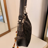 Coach Black Demi Hamptons Buckle Bag