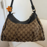 Brown Gucci Mini D-Ring Shoulder Bag