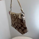 Legacy Turnlock Coach Signature Gold Mini Bag