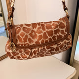 Fendi Giraffe Zucca Chef Shoulder Bag