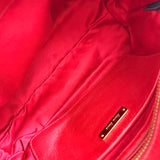 Red Mini Miu Miu Metalassé Bag