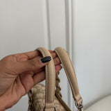 Beige Dior Mini Romantique Trotter Hand Bag