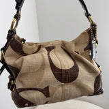 Coach Cream Optic Carly Shoulder Bag