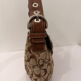 Coach Brown Canvas Large Soho Bag