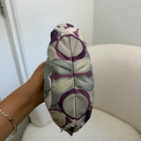 Purple Optic Coach Signature Mini Bag