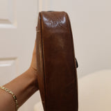 Coach Tan Brown Demi Hamptons Buckle Bag