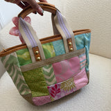 Rare Coach Multicolor Patchwork Spring Hand Bag