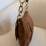 Coach Tan Kristen Leather Shoulder Bag