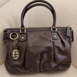 Brown Guccissima Sukey Tote Bag