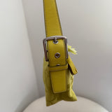 Coach Lime Green Signature East West Baguette