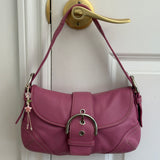 Rare Coach Pink Leather Mini Soho