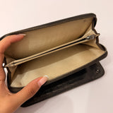 Chanel Black Patent Luxe Ligne Bowler Bag Set