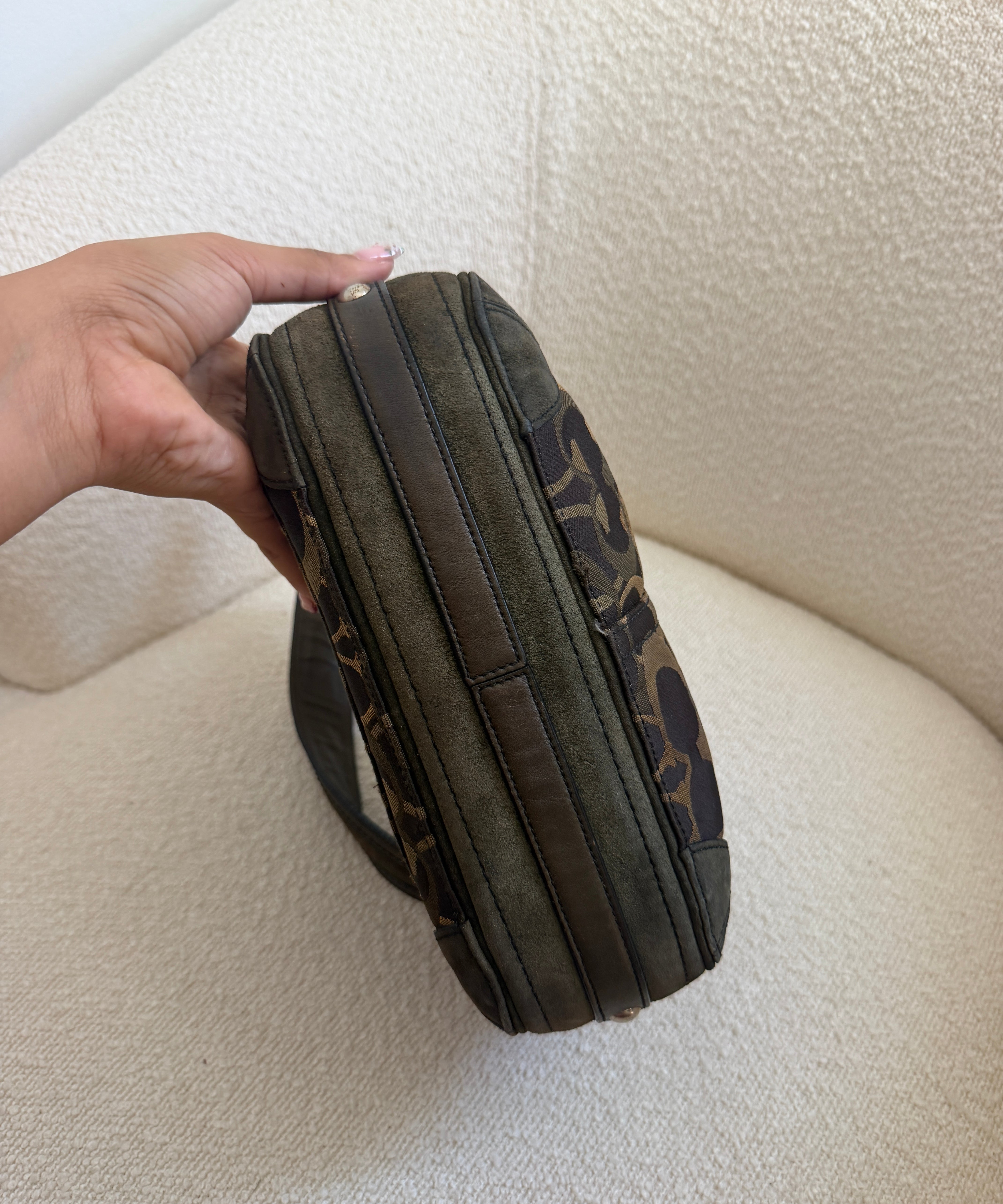 Coach Olive Green Chelsea Shoulder Bag