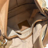 Coach Khaki Suede Large Soho Bag
