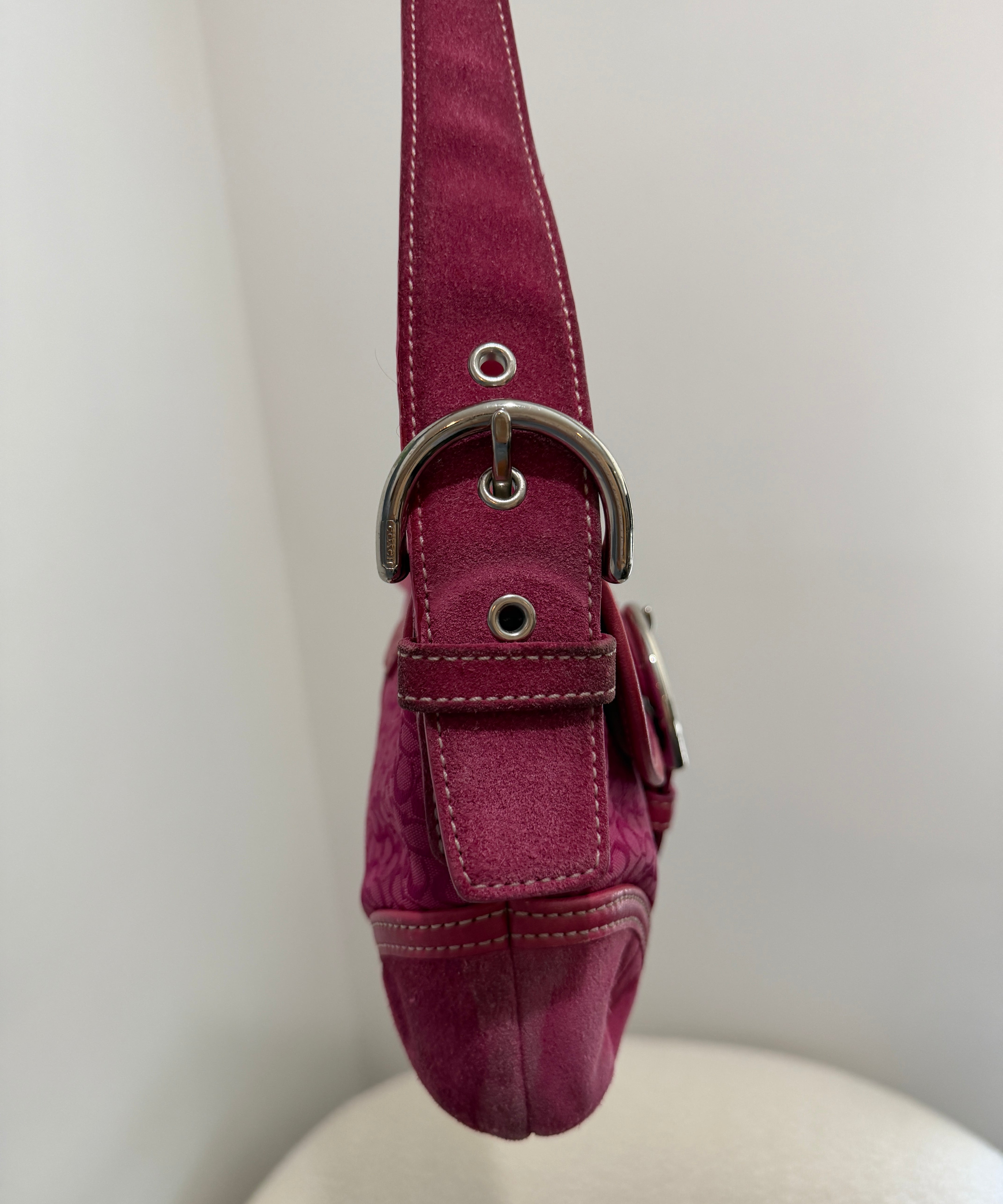 Rare Pink Canvas Mini Soho Bag