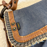 Fendi Chef Denim Shoulder Bag