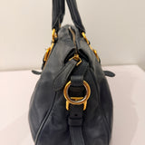 Navy Blue Prada Shoulder Bag