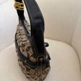 Brown Coach Ergo Belted Shoulder Bag