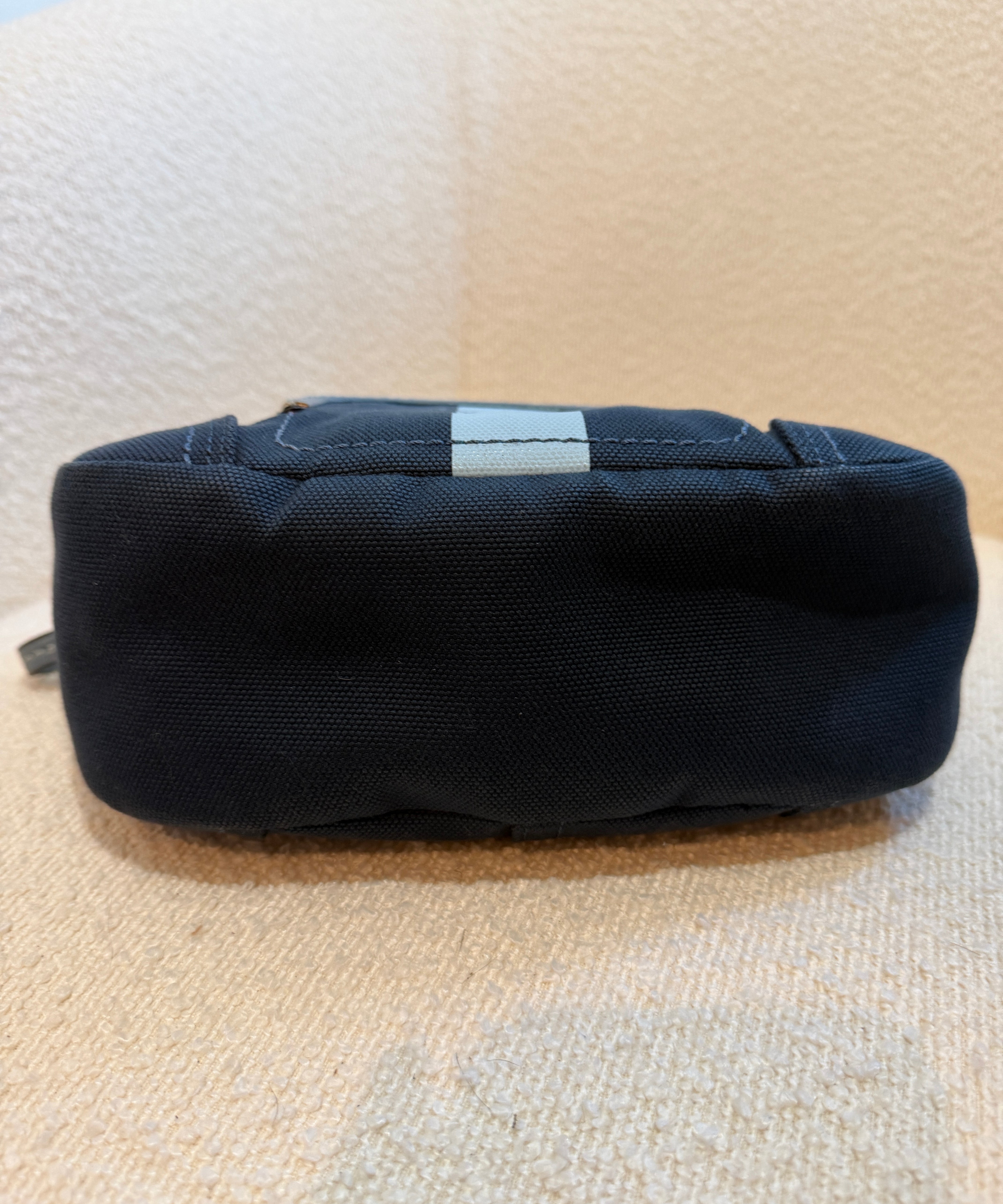 Rare Blue Coach Kisslock Pochette Bag