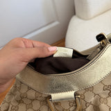 Gold Gucci Mini D-Ring Shoulder Bag