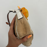 Coach Straw Woven Bumble Bee Bag