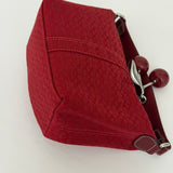 Red Coach Signature Top Handle Pochette