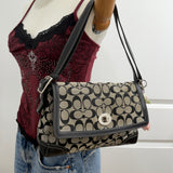 Coach Grey Hamptons Shoulder Bag
