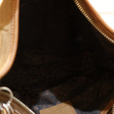 Rare Coach Khaki Patchwork  Suede Ergo Hobo Bag