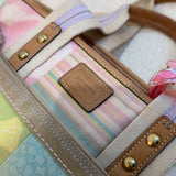 Coach Multicolor Patchwork Spring Hand Bag