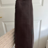 Balenciaga Maroon Classic City Mini Leather Gold Hardware Bag