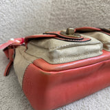 Coach Salmon Legacy Turnlock Bag