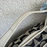 Coach Navy Signature Ergo Bag