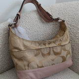 Rare Pink Coach Signature Shoulder Bag