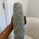Rare Light Blue Canvas Mini Soho Bag