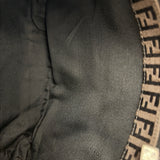 Grey Fendi Signature Brown Mamma Baguette Bag