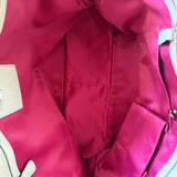 Coach Pink Optic Suede Gallery Tote Bag