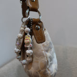 Coach Cream Optic Signature Soho Sufflette Bag