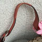 Rare Pink Trim Canvas Mini Soho Bag