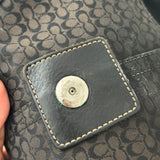 Coach Black Canvas Mini Soho Bag