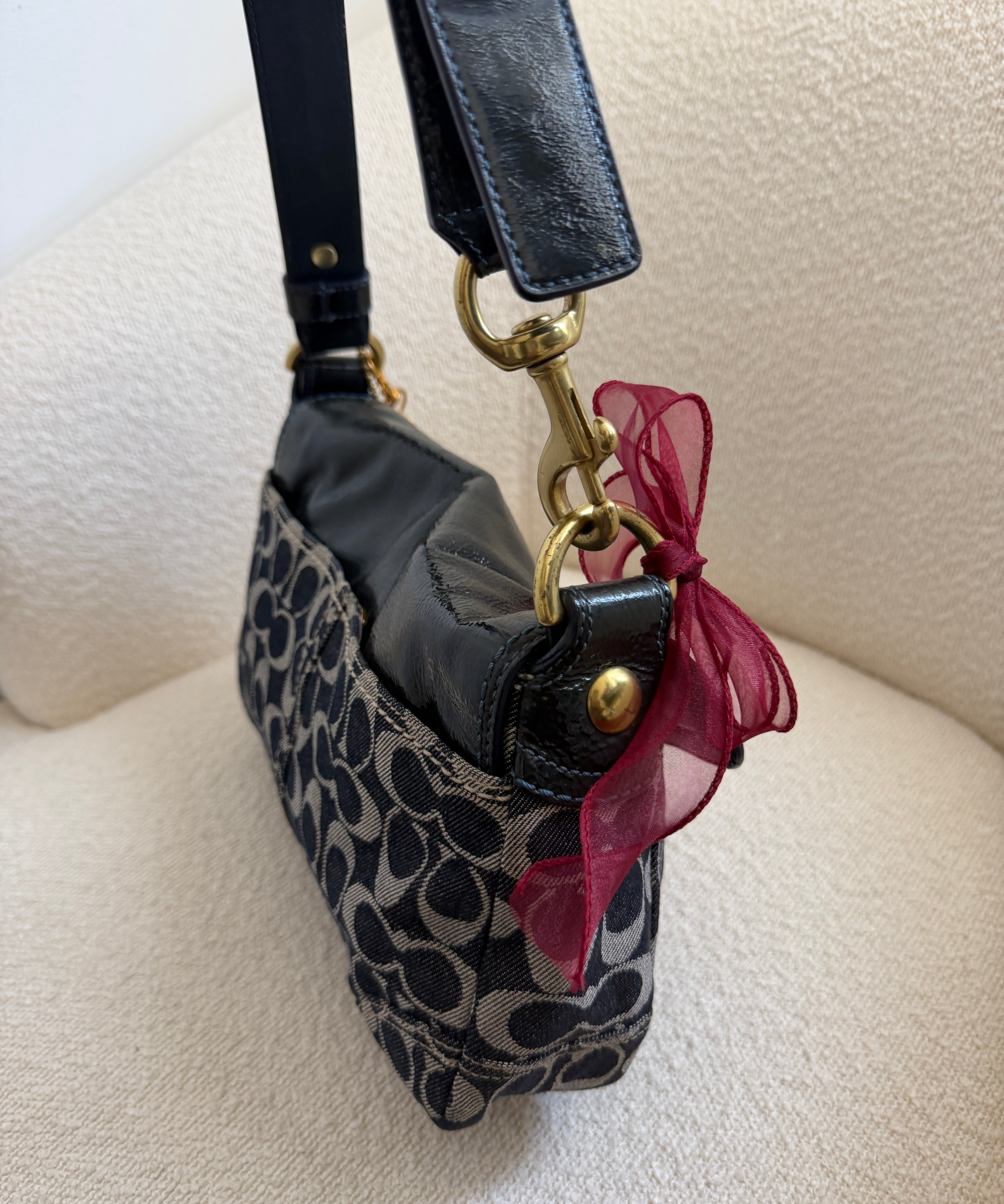 Denim Coach Soho Bleeker Bag
