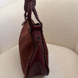 Burgundy Dior Diorrisimo Hobo Shoulder Bag
