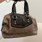 Brown Coach Signature Ashley Bag