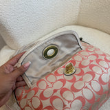 Rare Coach Polka Dot Braided Shoulder Bag