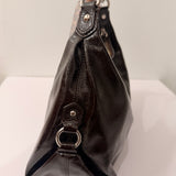 Coach Brown Patent Ashley Shoulder Bag