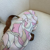 Rare Pink Optic Soho Double Pocket Shoulder Bag