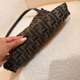 Brown Fendi Zucca Chef Shoulder Bag