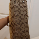 Coach Brown Pleated Soho Tote Bag