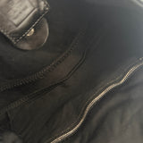 Fendi Black Baguette Cloth Shoulder Bag