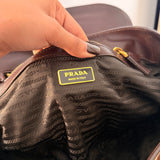 Prada Calf Hair Buckle Bag